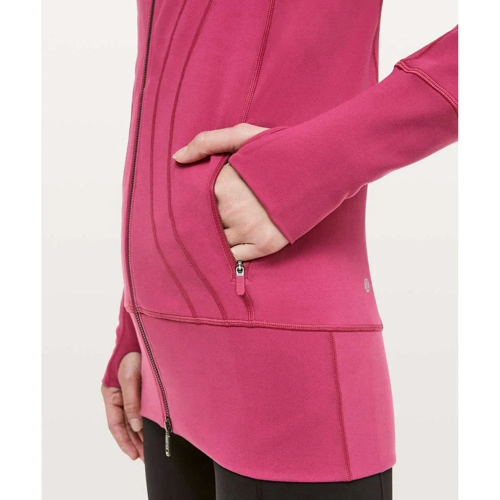 Lululemon In Stride Jacket Violet Red Size 8